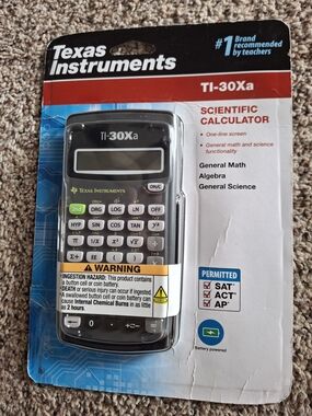 Texas Instruments TI-30Xa Scientific Calculator - Black